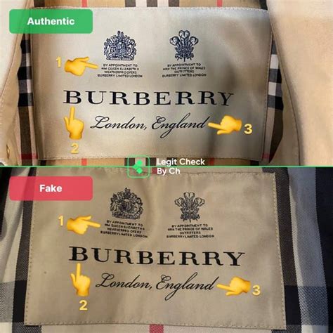 burberry jacket replica|authentic burberry labels.